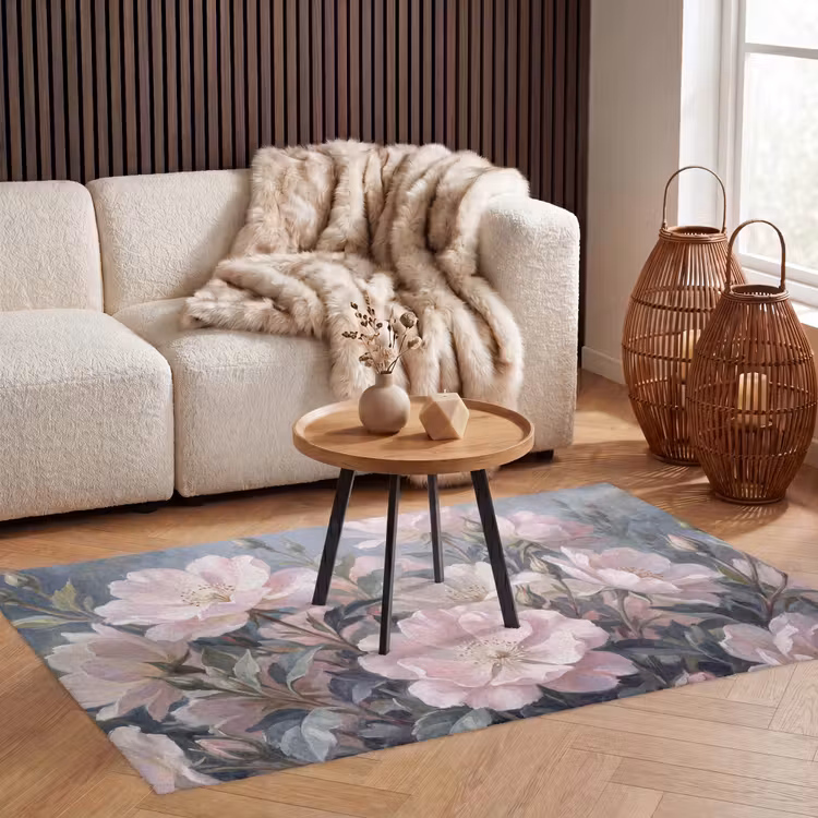 Rozen - Illustratie - Roze Vloerkleed Rechthoek klein -atmosphere_sfeer2_global