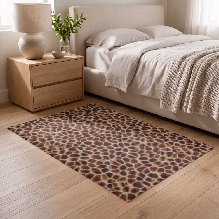 Schildpad - Bruin - Patroon Vloerkleed Rechthoek klein 1091 -atmosphere_sfeer3_global