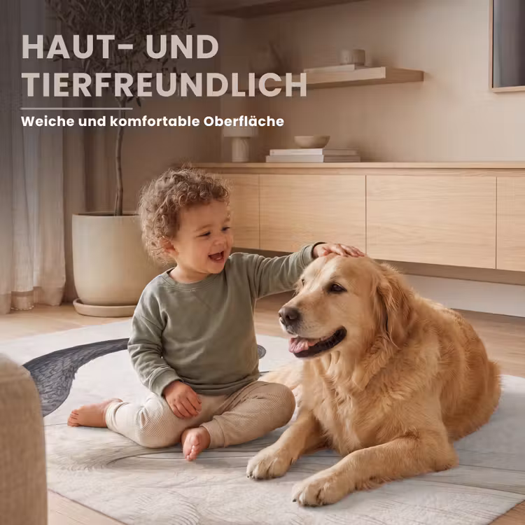 Zwanen - Hartvorm - Dieren Vloerkleed Rechthoek klein -uniquesellingpoint_zacht_DE