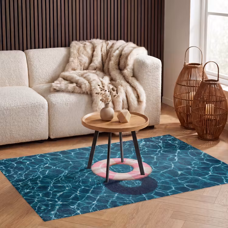 Drijvend - Zwemband - Water Vloerkleed Rechthoek klein -atmosphere_sfeer2_global