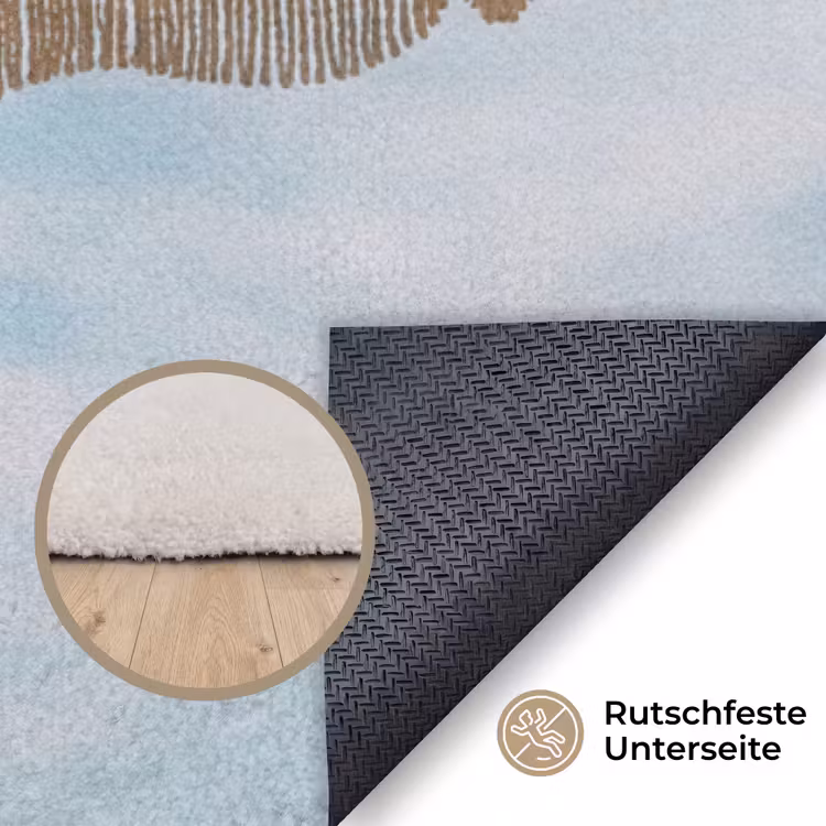 Parasol - Lucht - Rood Vloerkleed Rechthoek klein -uniquesellingpoint_antislip_DE_DE