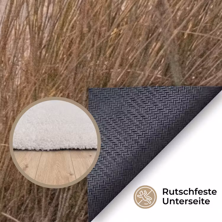 Zonsondergang - Duinen - Zee Vloerkleed Rechthoek klein -uniquesellingpoint_antislip_DE_DE