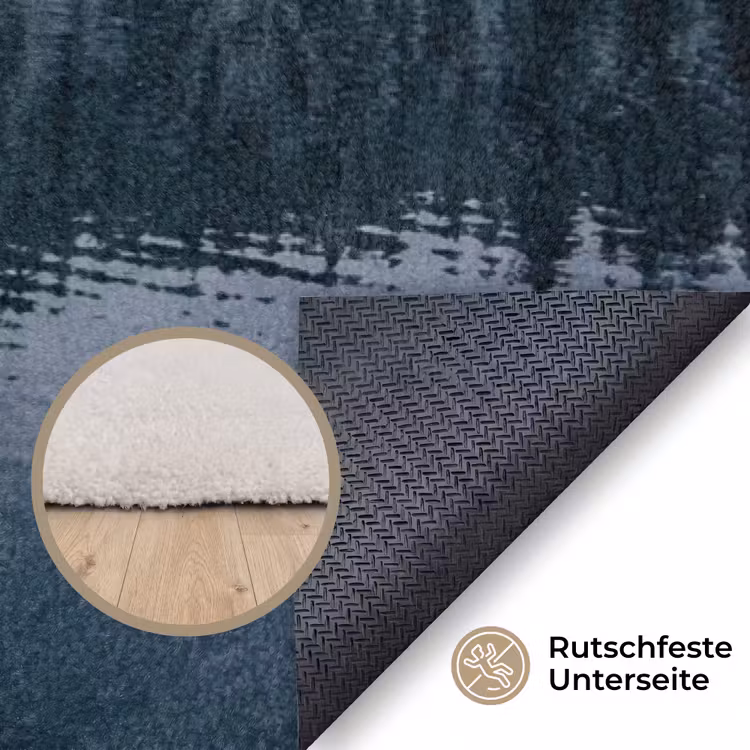 Steiger - Meer - Sneeuw - Bergen - Rustgevend Vloerkleed Rechthoek klein -uniquesellingpoint_antislip_DE_DE