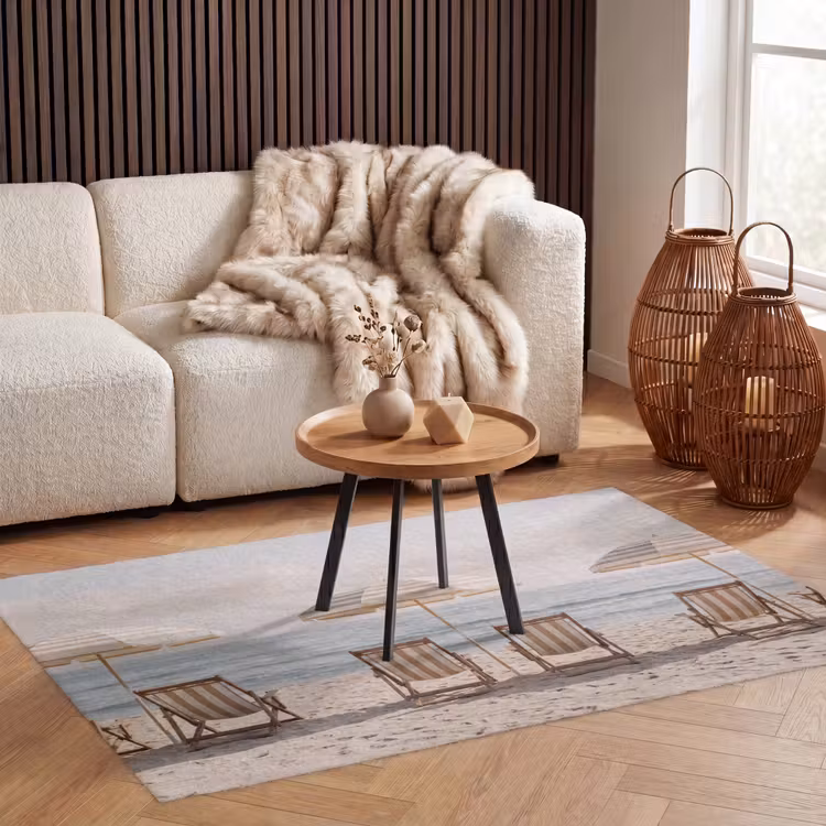 Strand - Stoelen - Parasol Vloerkleed Rechthoek klein -atmosphere_sfeer2_global