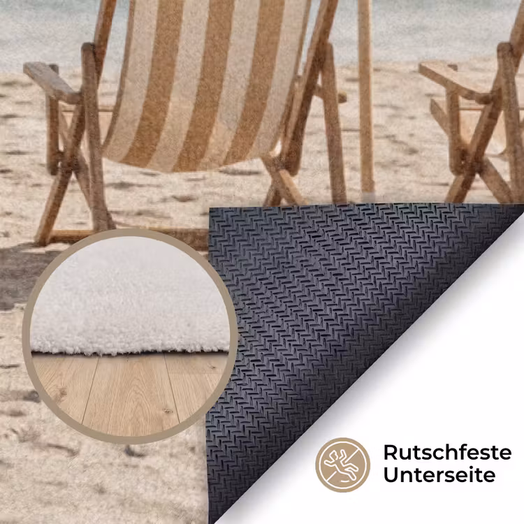 Strand - Stoelen - Parasol Vloerkleed Rechthoek klein -uniquesellingpoint_antislip_DE_DE