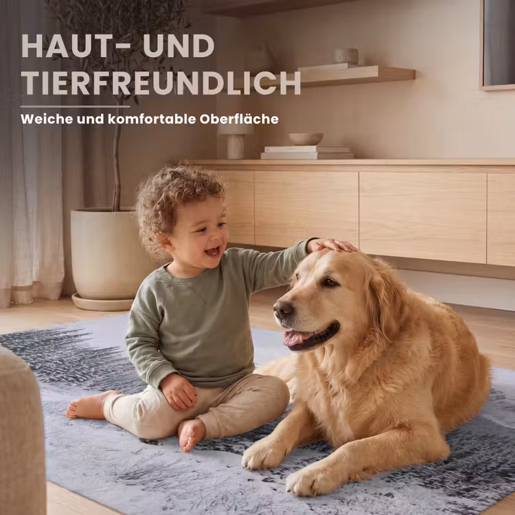 Weg - Bergen - Sneeuw - Naaldbos - Avontuurlijk Vloerkleed Rechthoek klein -uniquesellingpoint_zacht_DE