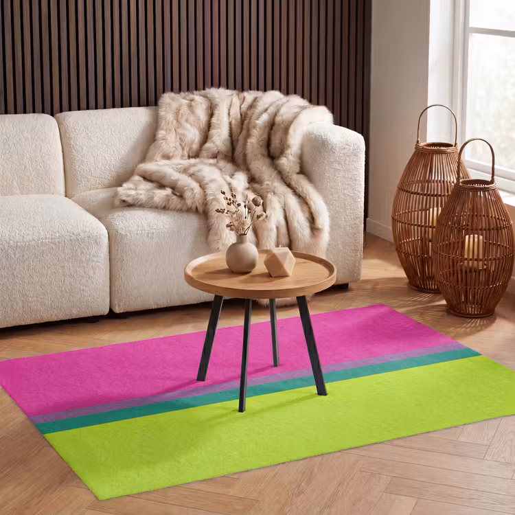 Strepen - Modern - Kleurrijk Vloerkleed Rechthoek klein -atmosphere_sfeer2_global
