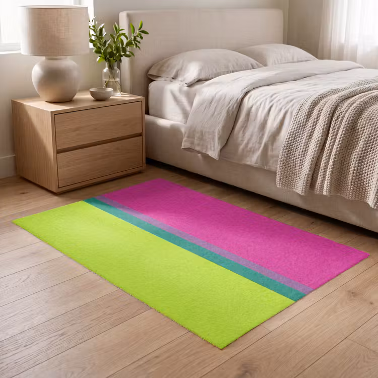 Strepen - Modern - Kleurrijk Vloerkleed Rechthoek klein -atmosphere_sfeer3_global