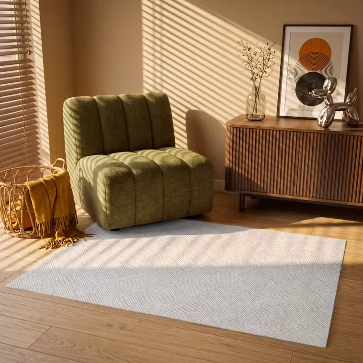 Textuur - Abstract - Beige Vloerkleed Rechthoek klein 1091 -atmosphere_sfeer1_global
