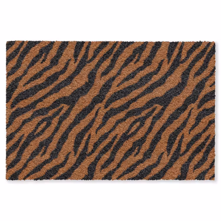 Tijger - Zwart - Vacht Vloerkleed Rechthoek klein 1091 -3d