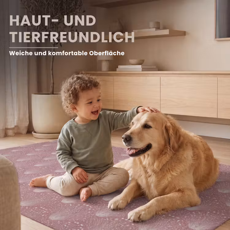 Trendy - Patroon - Roze Vloerkleed Rechthoek klein 1091 -uniquesellingpoint_USP_zachtDE_DE