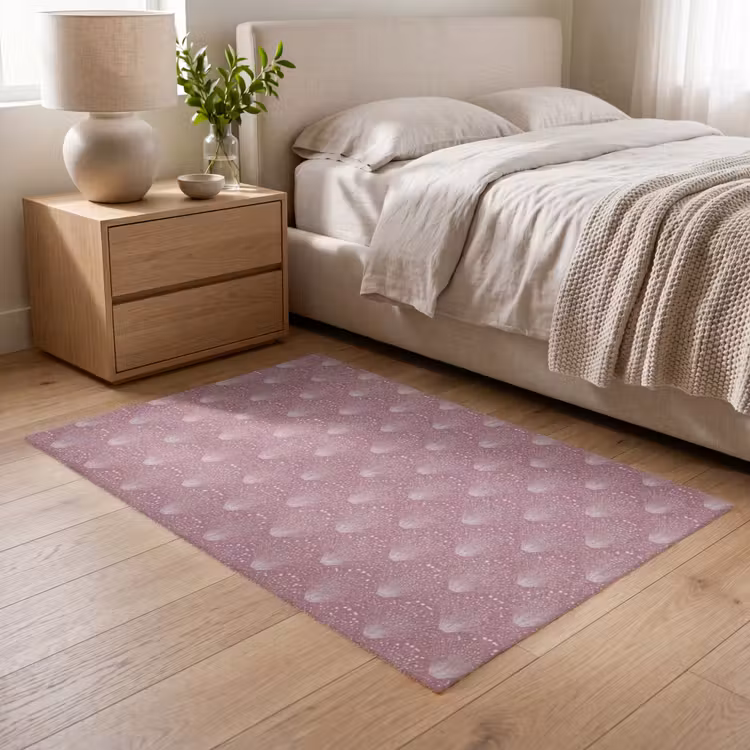 Trendy - Patroon - Roze Vloerkleed Rechthoek klein 1091 -atmosphere_sfeer3_global