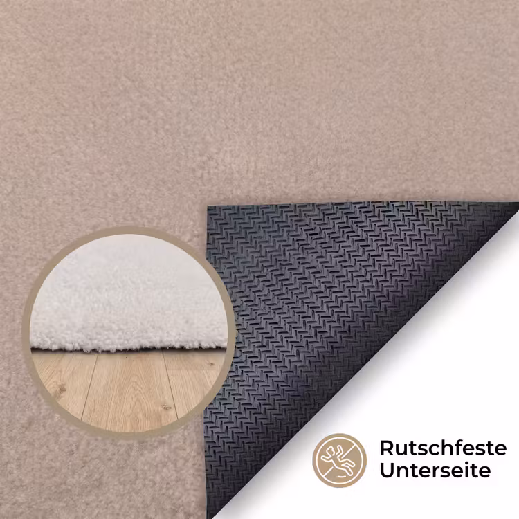 Droogbloem - Protea - Vintage - Beige - Rustiek Vloerkleed Rechthoek klein -uniquesellingpoint_antislip_DE_DE