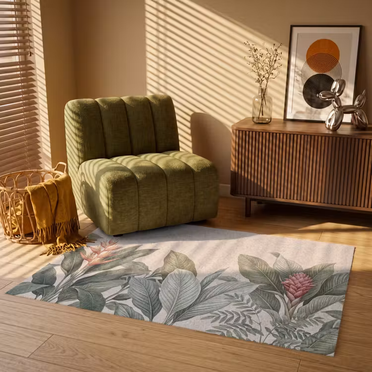 Tropisch - Planten - Modern - Groen Vloerkleed Rechthoek klein -atmosphere_sfeer1_global