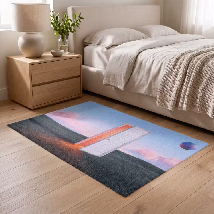 Teppich - Tür – Fantasie – Raum - Deur - Fantasie - Ruimte Vloerkleed Rechthoek klein