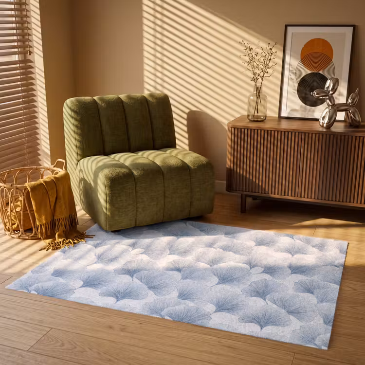 Waaier - Modern - Blauw Vloerkleed Rechthoek klein 1091 -atmosphere_sfeer1_global