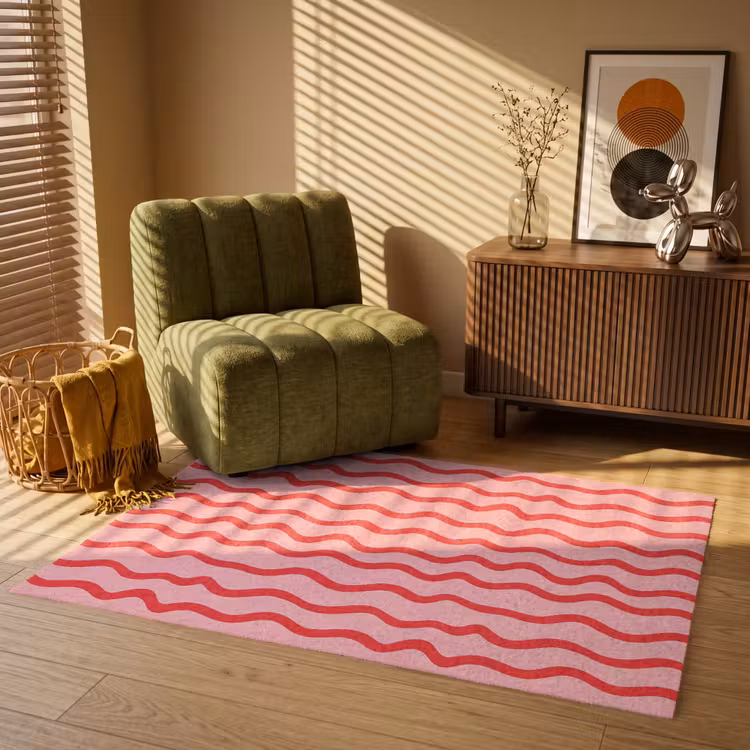 Speels - Patroon - Rood Vloerkleed Rechthoek klein 1091 -atmosphere_sfeer1_global