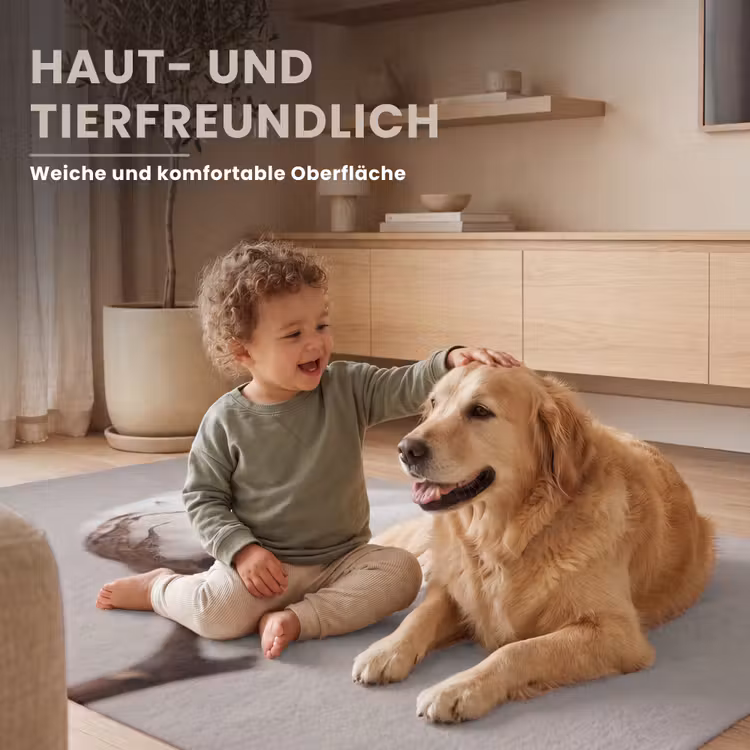 Katoenbol - Minimalistisch - Wit Vloerkleed Rechthoek klein -uniquesellingpoint_zacht_DE