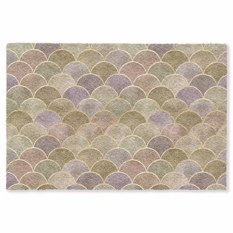 Zacht - Goud - Kleurrijk Vloerkleed Rechthoek klein 1091 -3d