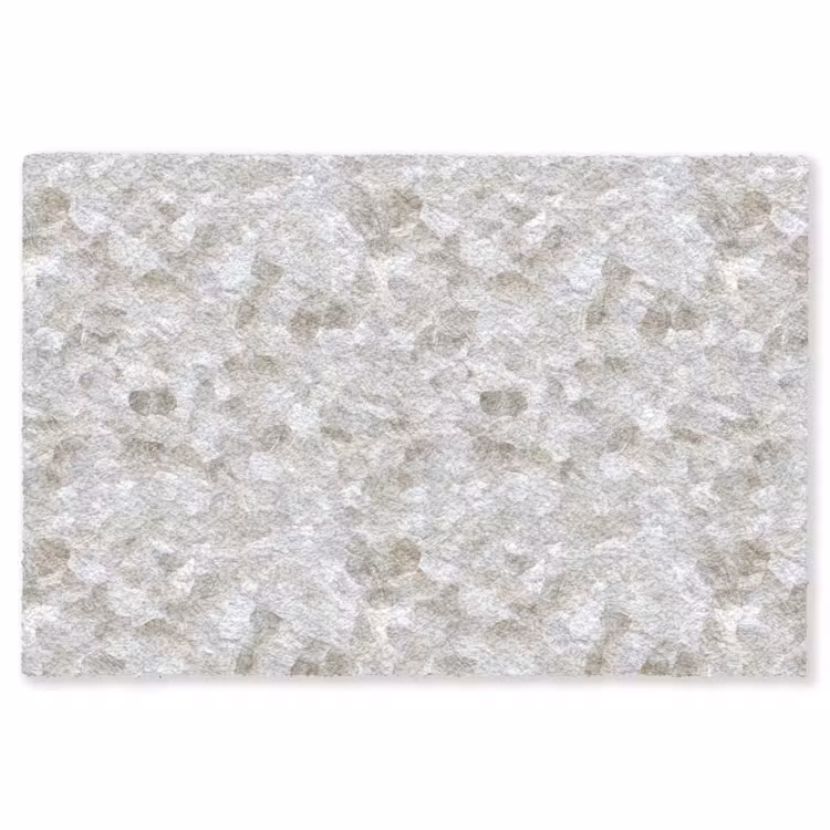 Wit - Penseelstreken - Reliëfeffect Vloerkleed Rechthoek klein 1091 -3d