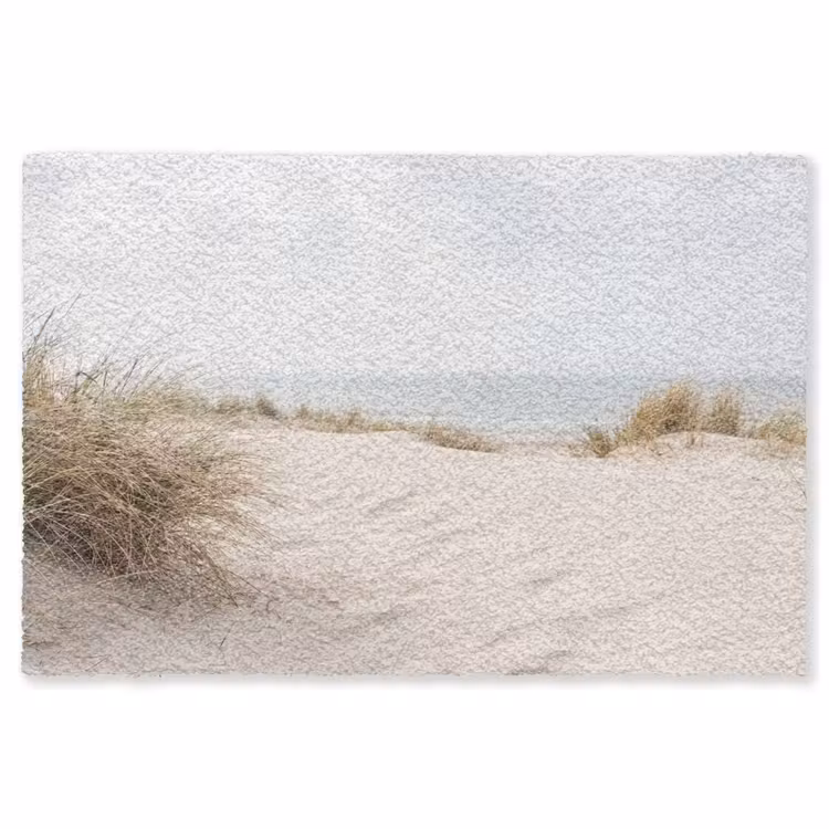 Wolken - Duinlandschap - Zand Vloerkleed Rechthoek klein -3d