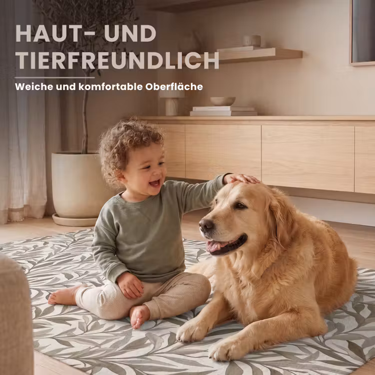 Takken - Botanisch - Taupe Vloerkleed Rechthoek klein 1091 -uniquesellingpoint_zacht_DE