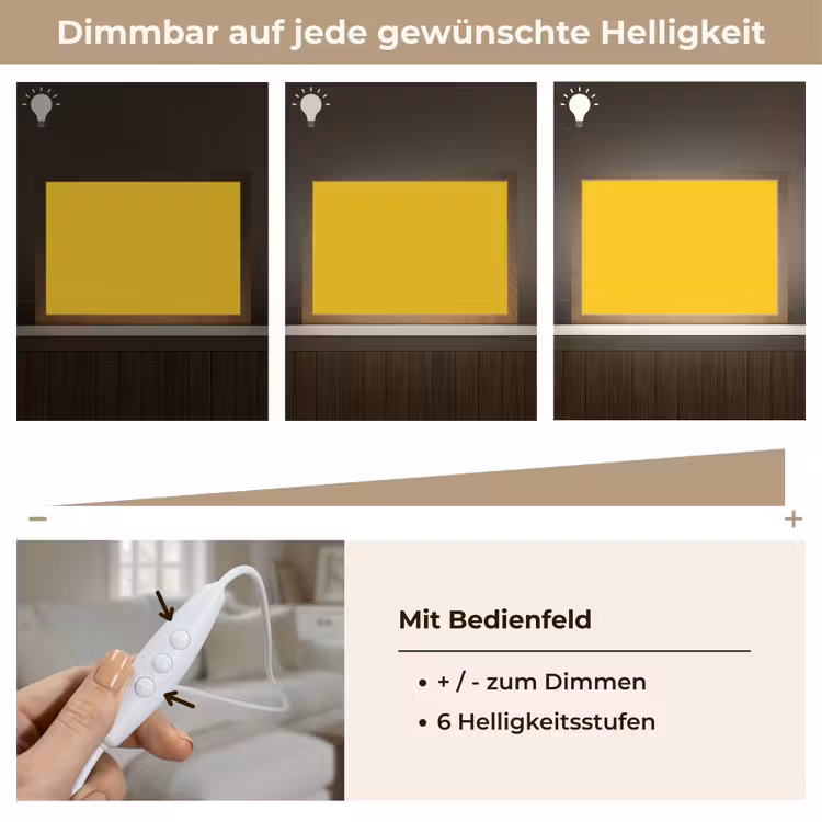 Antique - Gold - Geel Light Box met kabel (Tafellamp) klein 924 -USP_dimbaarDE
