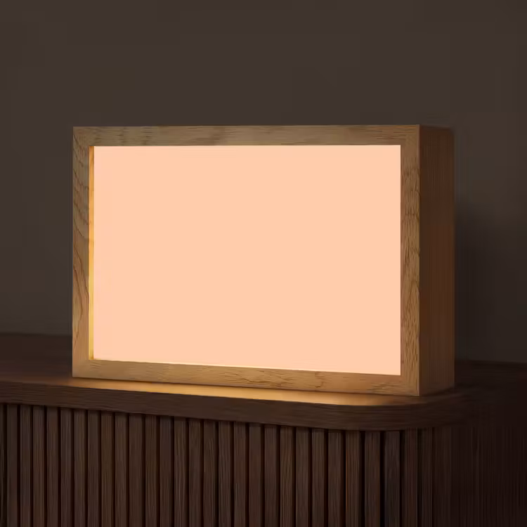 Apricot - Blush - Nude Light Box met kabel (Tafellamp) klein 924 -z3d_website