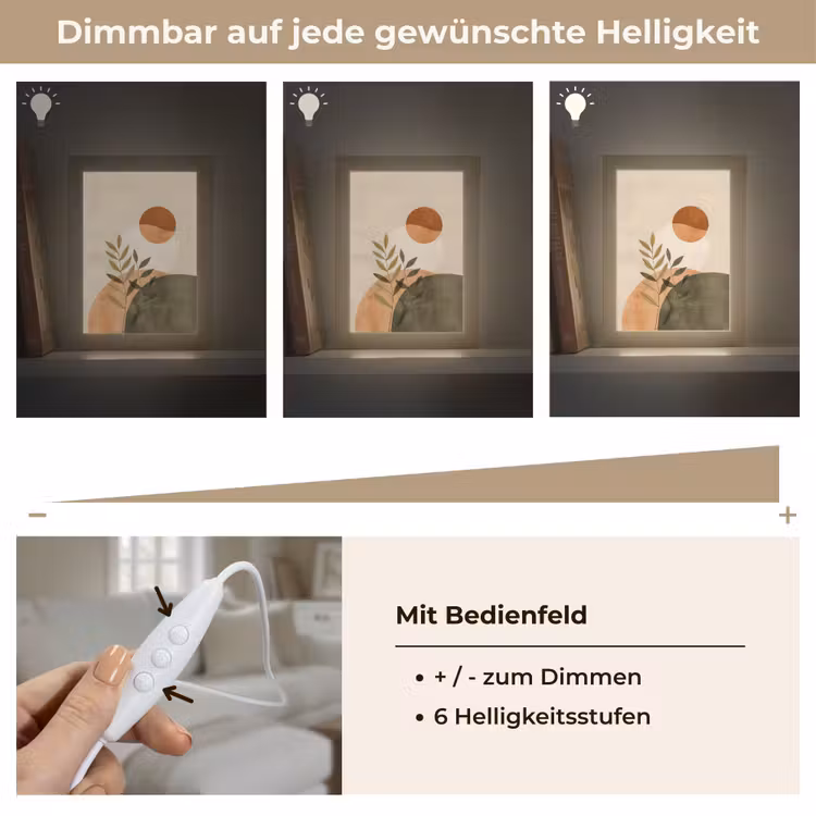 Takken - Vormen - Abstract Light Box met kabel (Tafellamp) klein -USP_dimbaarDE