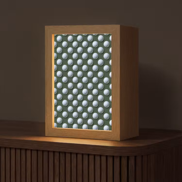 Ballen - Golf - Groen Light Box met kabel (Tafellamp) klein 925 -z3d_website