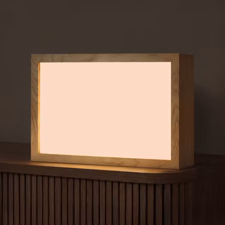 Pale - Peach - Nude Light Box met kabel (Tafellamp) klein 924 -z3d_website