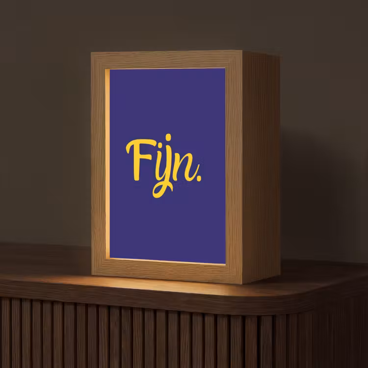 Blauw - Geel - Fijn Light Box met kabel (Tafellamp) klein -z3d_website