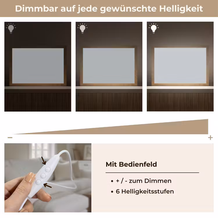 Blue - Bay - Blauw Light Box met kabel (Tafellamp) klein 924 -USP_dimbaarDE
