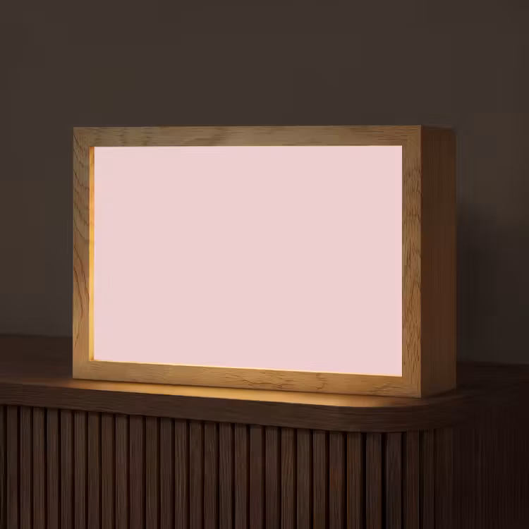 Blush - Pink - Roze Light Box met kabel (Tafellamp) klein 924 -z3d_website