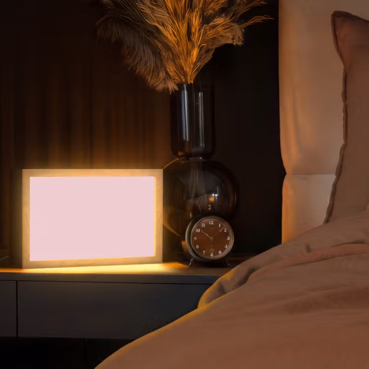 Blush - Pink - Roze Light Box met kabel (Tafellamp) klein 924 -sfeer1