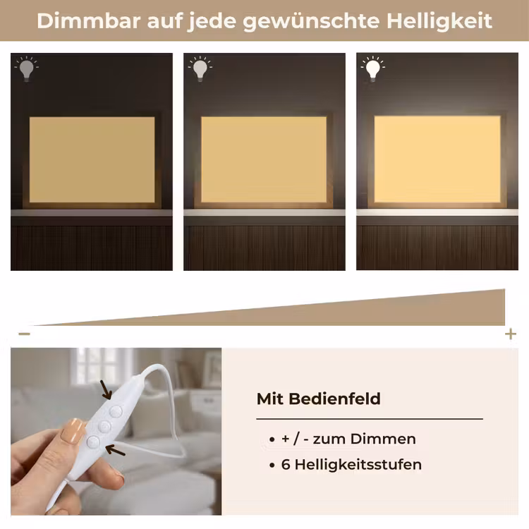 Butter - Geel - Yellow Light Box met kabel (Tafellamp) klein 924 -USP_dimbaarDE