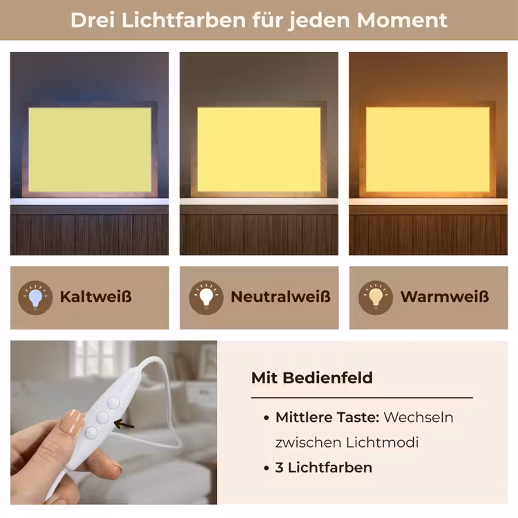 Buttery - Beige - Geel Light Box met kabel (Tafellamp) klein 924 -USP_lichtkleurDE