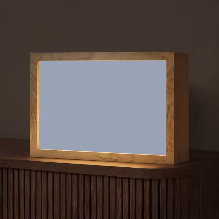 Canary - Champ - Blauw Light Box met kabel (Tafellamp) klein 924 -z3d_website
