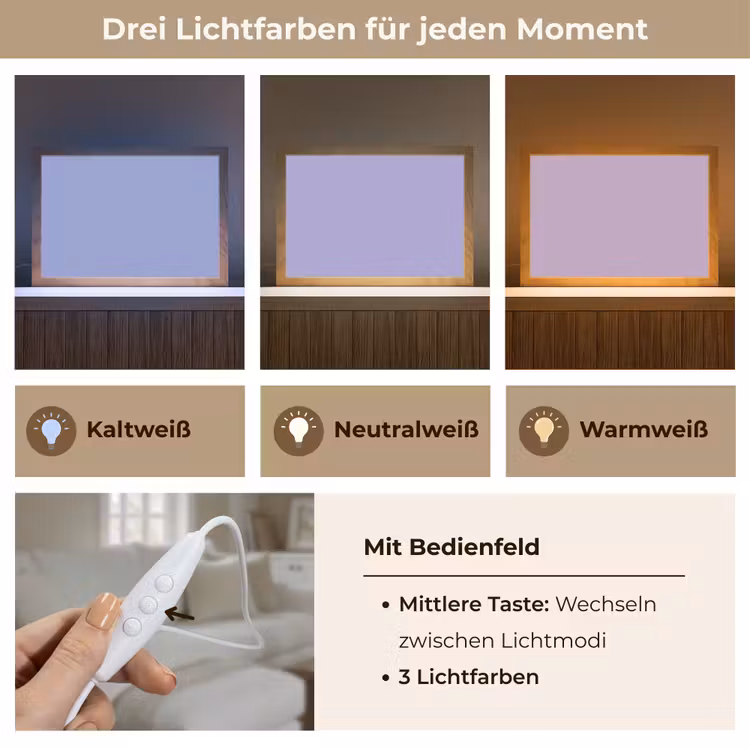 Ceil - Paars - Lila Light Box met kabel (Tafellamp) klein 924 -USP_lichtkleurDE
