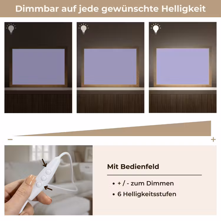 Ceil - Paars - Lila Light Box met kabel (Tafellamp) klein 924 -USP_dimbaarDE