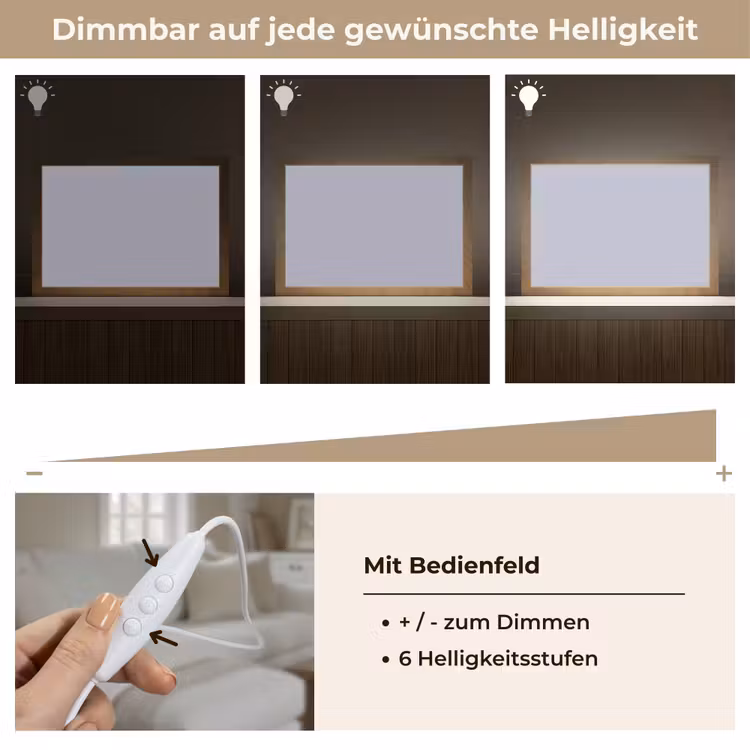 Chalky - Lavender - Paars Light Box met kabel (Tafellamp) klein 924 -USP_dimbaarDE