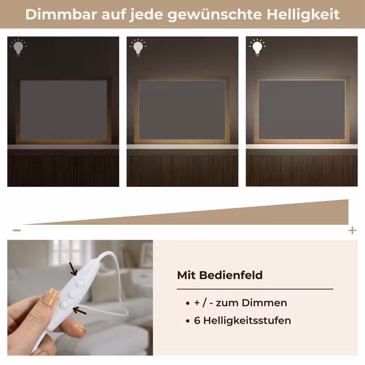 Charcoal - Grijs- Grey Light Box met kabel (Tafellamp) klein 924 -USP_dimbaarDE