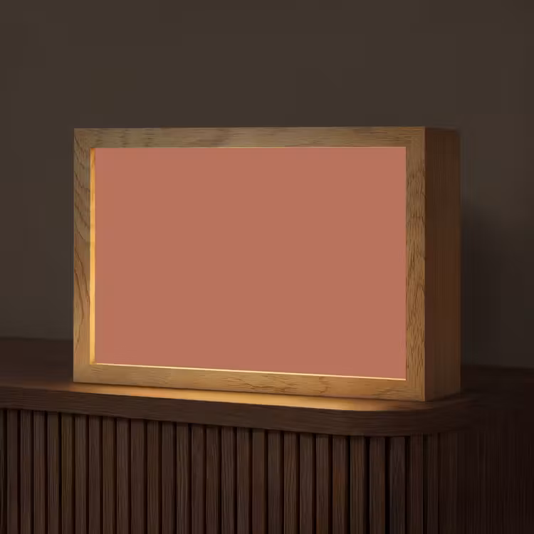 Copperhead - Oranje - Bruin Light Box met kabel (Tafellamp) klein 924 -z3d_website