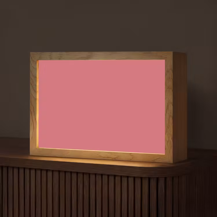 Crimson - Rose - Roze Light Box met kabel (Tafellamp) klein 924 -z3d_website