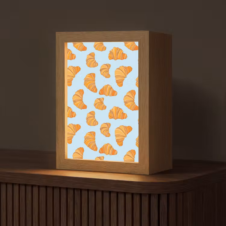 Croissant - Speels - Blauw Light Box met kabel (Tafellamp) klein 925 -z3d_website