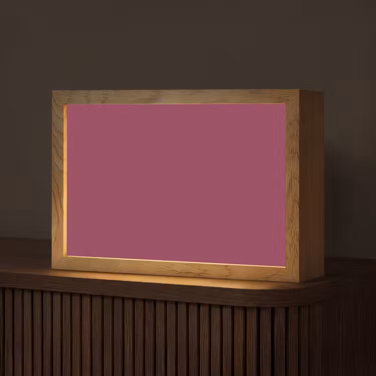 Deep - Rasberry - Rood Light Box met kabel (Tafellamp) klein 924 -z3d_website