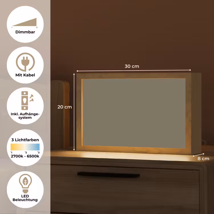 Deep - Khaki - Groen Light Box met kabel (Tafellamp) klein 924 -USP_DE