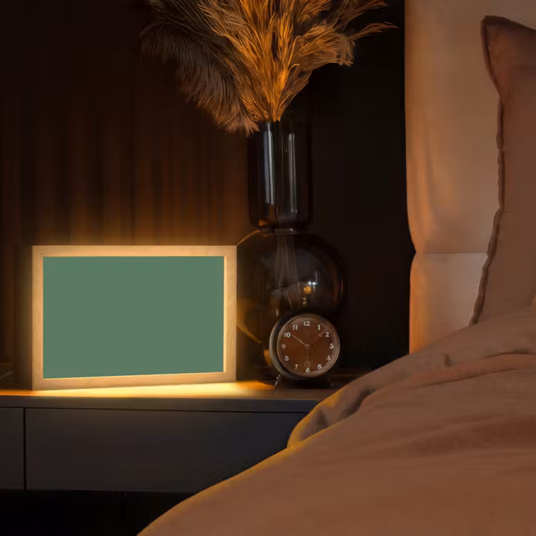 Deep - Sagewood - Groen Light Box met kabel (Tafellamp) klein 924 -sfeer1
