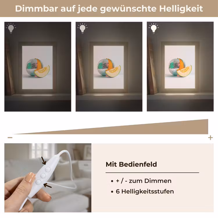 Disco - Discobal - Meloen - Pastel Light Box met kabel (Tafellamp) klein -USP_dimbaarDE