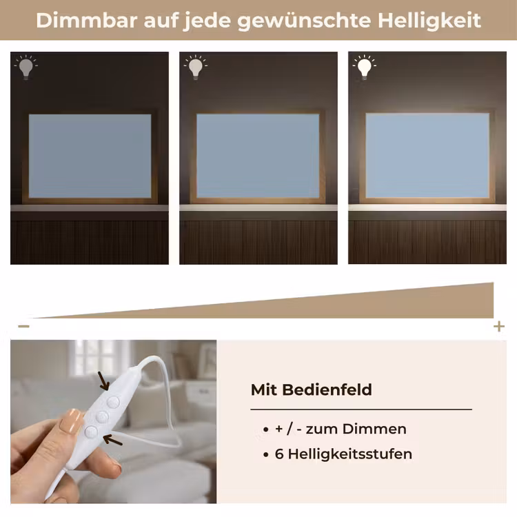 Dusty - Denim - Blauw Light Box met kabel (Tafellamp) klein 924 -USP_dimbaarDE